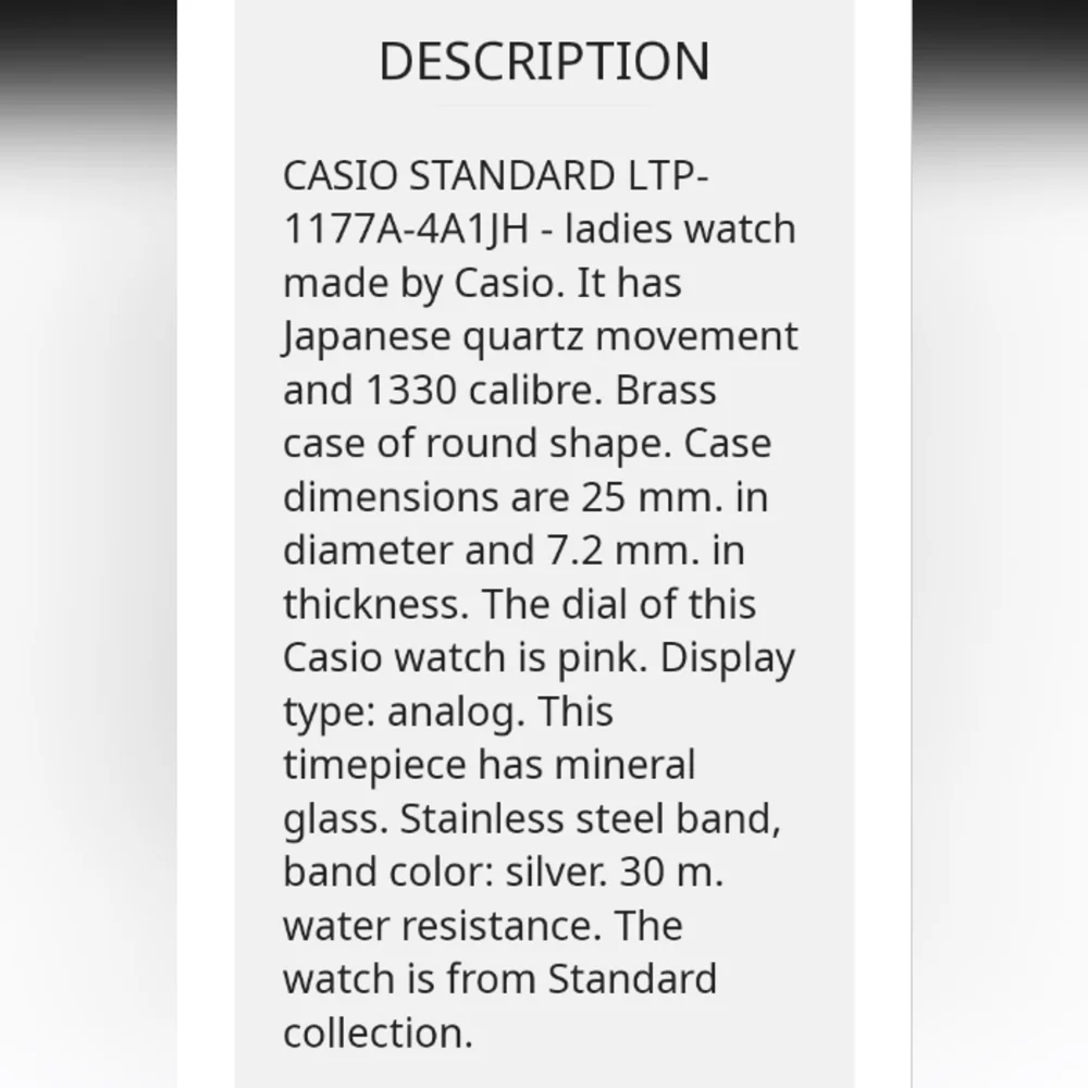 Casio LTP-1177A Women's Watch